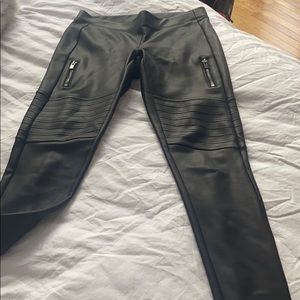 Express leather leggings